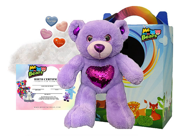 Purple-Easter-Glitz-Bear