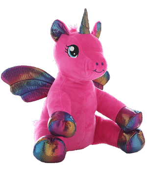 "Nova" the Pink Winged Unicorn (16")
