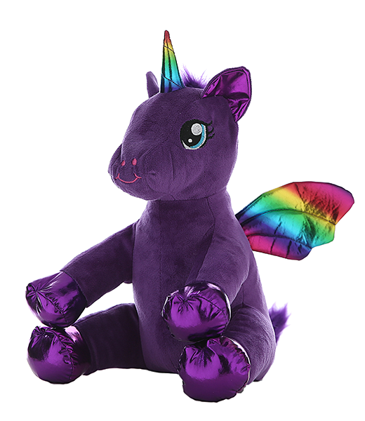 "Luna" the Purple Winged Unicorn (16")
