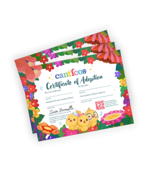 Canticos Certificate of Adoption (25pk)