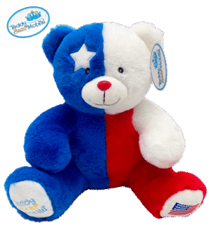 Teddy Bear Mobile "Patriot Bear" (16")